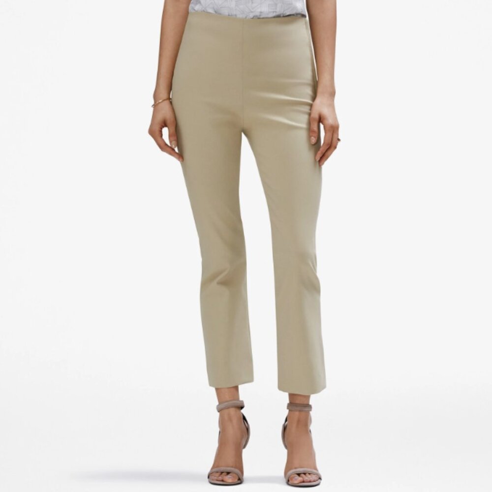 M.M. LaFleur Oshima PantsCropped PowerstretchKhakiBeigeBusinessCareerOffice Sz 6
